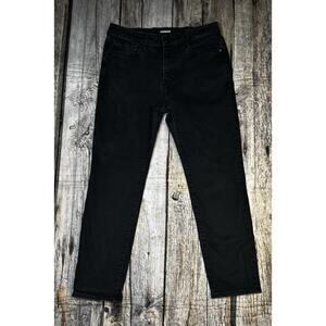 Express Men Black Slim Stretch Jeans Versatile Style Tag Size 33x30 Fits 32x27